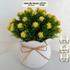 Chậu hoa bi mini bát bèo nhân tạo cao 18cm – điểm nhấn trang trí tinh tế - Cảnh Nhi Flower